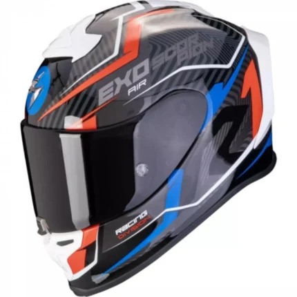 Casco Scorpion EXO-R1 Evo Air Coup - Negro Rojo Amarillo Original
