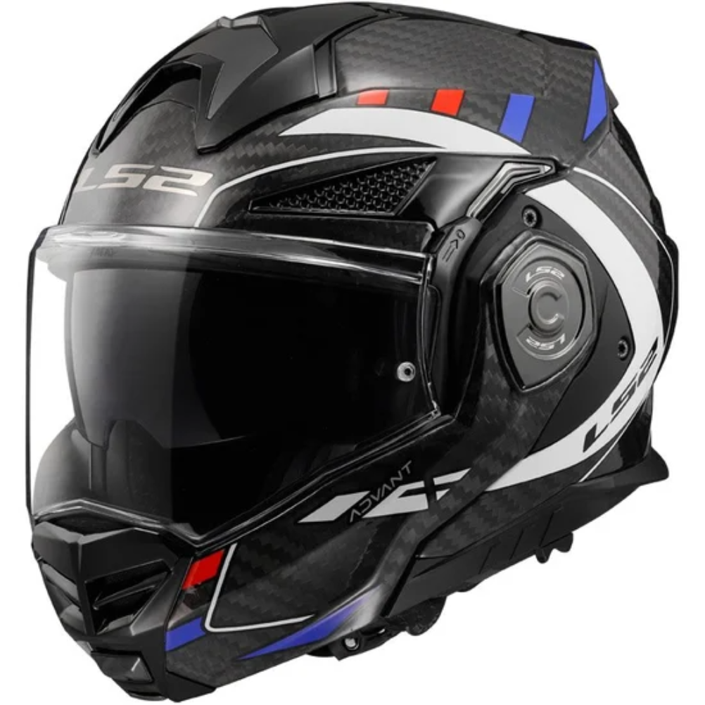1-16.webp Casco LS2 FF901 Advant X Carbon Future Blanco/Azul/Rojo Original - Image 1