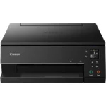 Canon PIXMA TS6350a Imprimante Recto Verso à 5 Cartouches séparées WiFi avec écran, Multifonction (imprimante Photo Maison Scan Copie) pour PC et Smartphone, Noir Original
