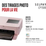 Imprimante Canon Selphy CP-1500 Rose Original - Image 4