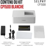 Imprimante Canon Selphy CP-1500 Blanc Original - Image 4