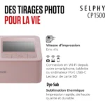 Imprimante Canon Selphy CP-1500 Rose Original - Image 5
