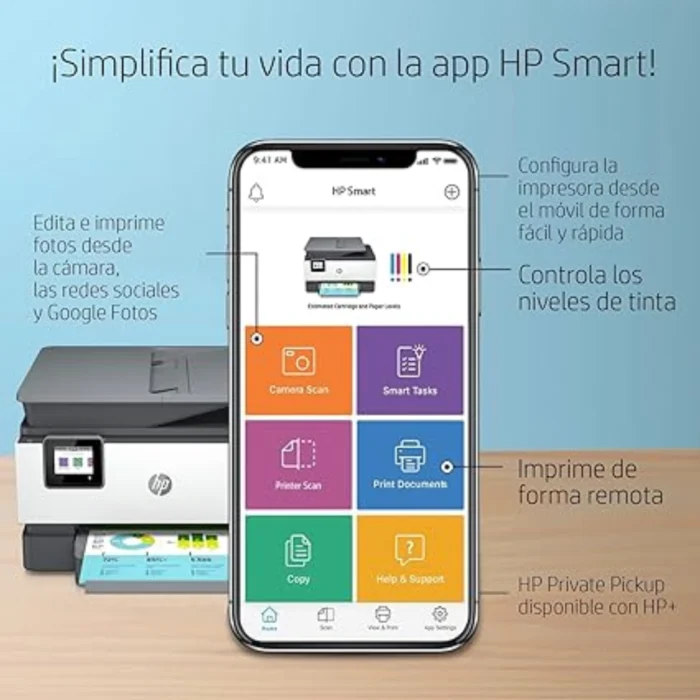 HP OfficeJet Pro 9010e A4 Kolor 22 str./min Wi-Fi USB Drukarka Atramentowa Oryginalna - Image 2