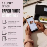 Canon Selphy CP-1500 Imprimante Photo WiFi 10x15cm Noir Original - Image 5