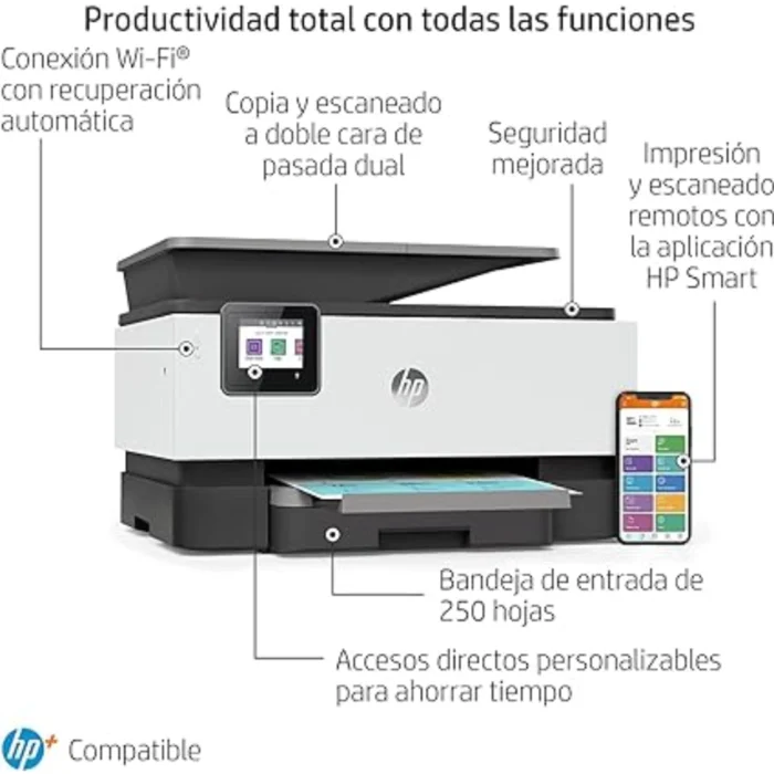 HP OfficeJet Pro 9010e A4 Kolor 22 str./min Wi-Fi USB Drukarka Atramentowa Oryginalna - Image 3