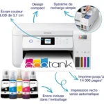 Imprimante multifonction Epson A4 Wi-Fi EcoTank ET-2856 Original - Image 4