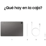 Tableta Samsung Galaxy Tab S9 FE Wifi, 128GB, 6GB RAM, Gris, 10.9", S Pen, WQXGA+, Exynos 1380, Android 13 Original - Image 7