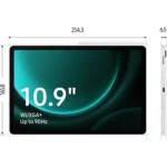 Tableta Samsung Galaxy Tab S9 FE Wifi, 128GB, 6GB RAM, Verde Claro, 10.9", S Pen, WQXGA+, Exynos 1380, Android 13 Original - Image 4
