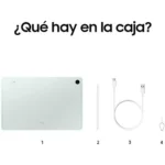Tableta Samsung Galaxy Tab S9 FE Wifi, 128GB, 6GB RAM, Verde Claro, 10.9", S Pen, WQXGA+, Exynos 1380, Android 13 Original - Image 7