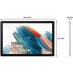 Tableta Samsung Galaxy Tab A8, 64 GB eMMC, Plata, WiFi, 10.5" WUXGA, 4 GB RAM, Unisoc T618, Android 11 Original - Image 8