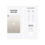 Tableta Apple iPad Air (2022), 64 GB, Blanco Estrella, WiFi, 10.9", Liquid Retina, Chip M1 con Neural Engine Original - Image 6
