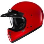 Casco HJC V60 Solid Rojo Original - Image 2
