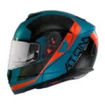 Casco MT Atom SV Adventure Azul mate Original - Image 2