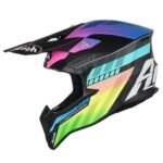 Casco de motocross Airoh Wraap Prism Multicolor Original - Image 6