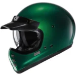 Casco HJC V60 Solid Verde Original - Image 2