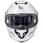 Casco MT Atom SV Solid Blanco Original - Image 2