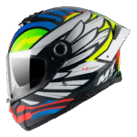 Casco Mt Thunder 4 SV Drax B7 Azul Brillo Original