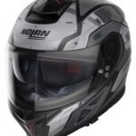 Casco Nolan N80-8 Starscream N-Com Negro/Gris Mate Original