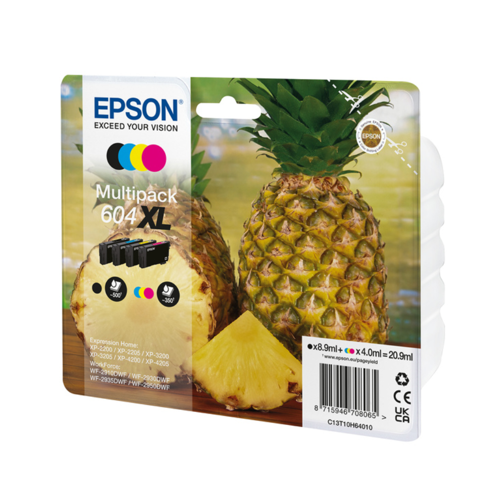 epson-604xl-cartouche-d-encre-4-pi-.webp Epson 604XL cartouche d'encre 4 pièce(s) Noir, Cyan, Magenta, Jaune Original - Image 1