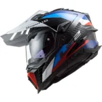 Casco LS2 MX701 Explorer C 2206 Frontier Negro/Azul Original - Image 4