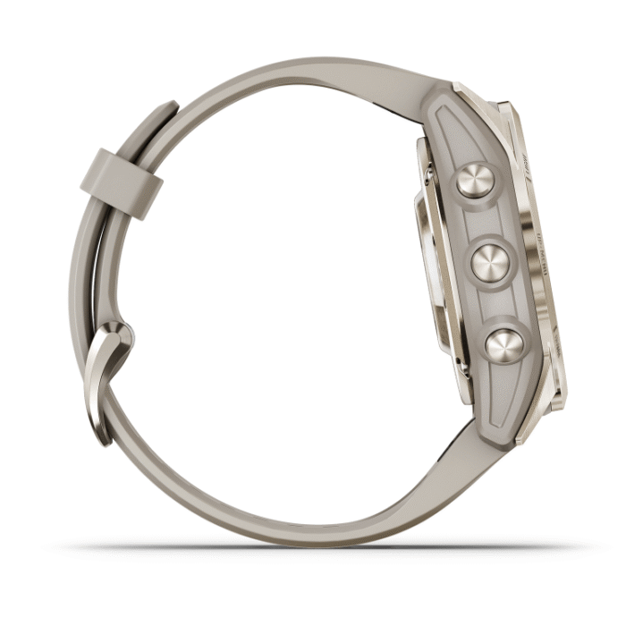 epix™ Pro (Gen 2) – Edición Sapphire | 42 mm - Dorado con correa color beige Original - Image 4