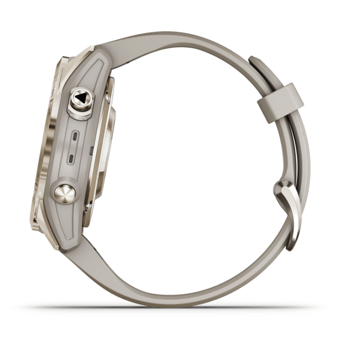 epix™ Pro (Gen 2) – Edición Sapphire | 42 mm - Dorado con correa color beige Original - Image 5